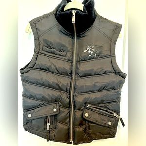Harley Davidson puffer riding vest- M